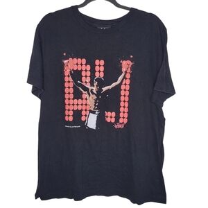 Vintage Muhammad Ali Boxing T-Shirt in Black Size Large